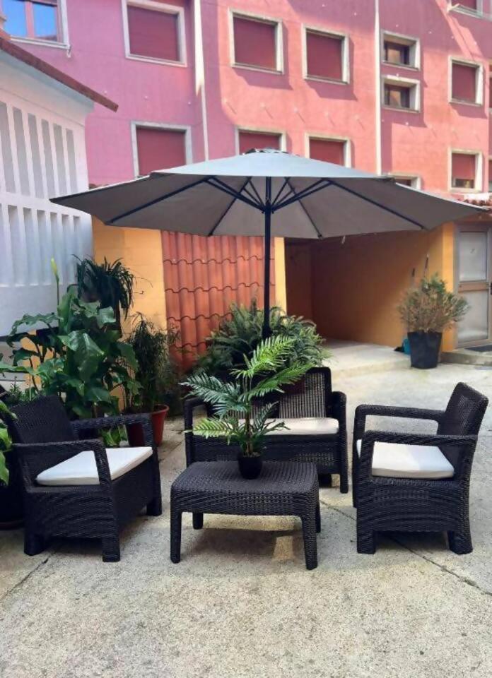Apartamento Centroplaya Bueu Buitenkant foto